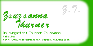 zsuzsanna thurner business card